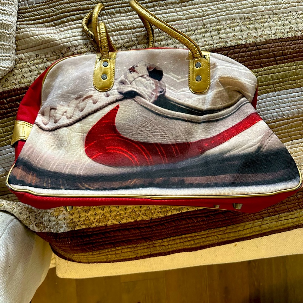 Nike duffle.